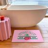 Quick-drying Non-slip Bathroom Toilet Toilet Door Mat Absorbent Diatom Mud Carpet American Sweet Cool Spice Girl