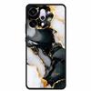 Funda de Dibujos Animados Para OPPO Reno 14 Pro Funda de Teléfono Suave de Silicona Para OPPO Reno14Pro Negra TPU Protectora Carcasa Trasera Mármol Para