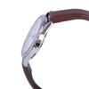 CASIO Casio Standard Dress Watch Analog Stainless Steel Leather Silver Brown White Men's MTP-V005L-7B4