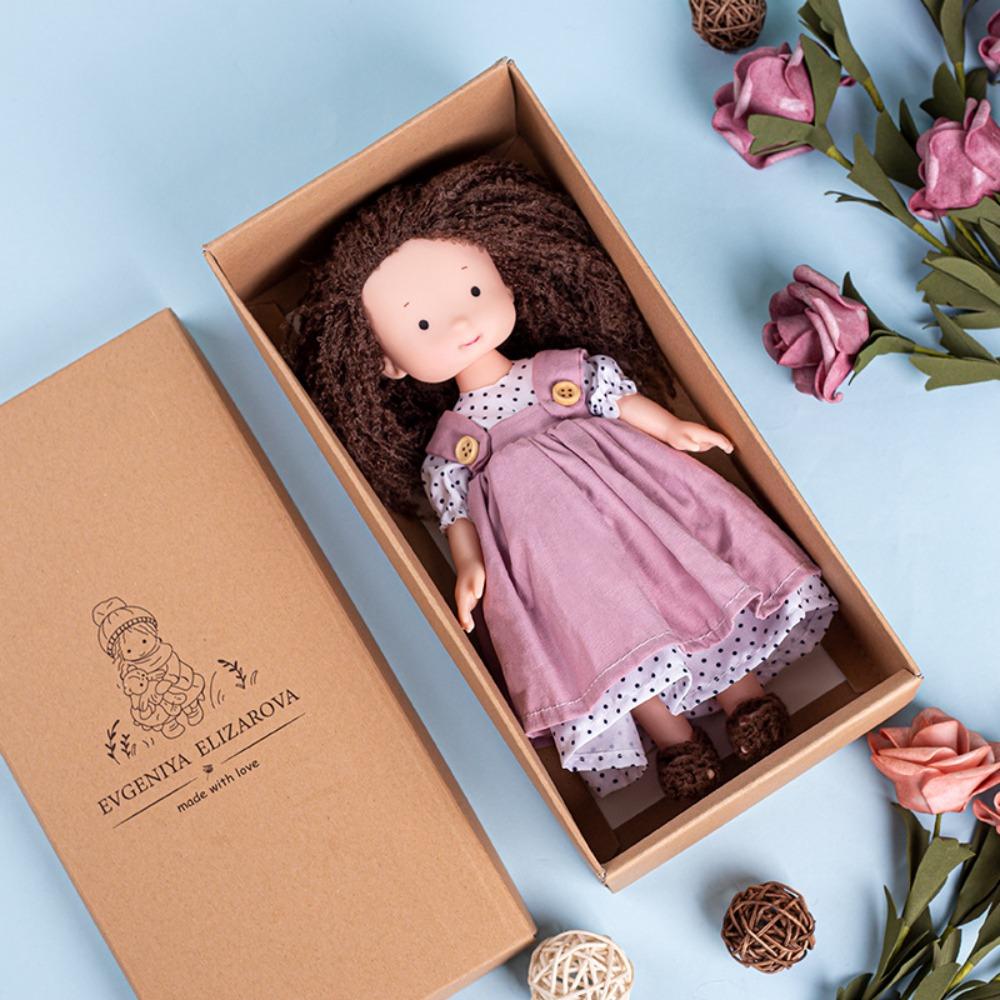 Native Waldorf Doll Kawaii Handmade Doll Toy Kids Toy Cartoon Plush Stuffed Doll  Children's Gift