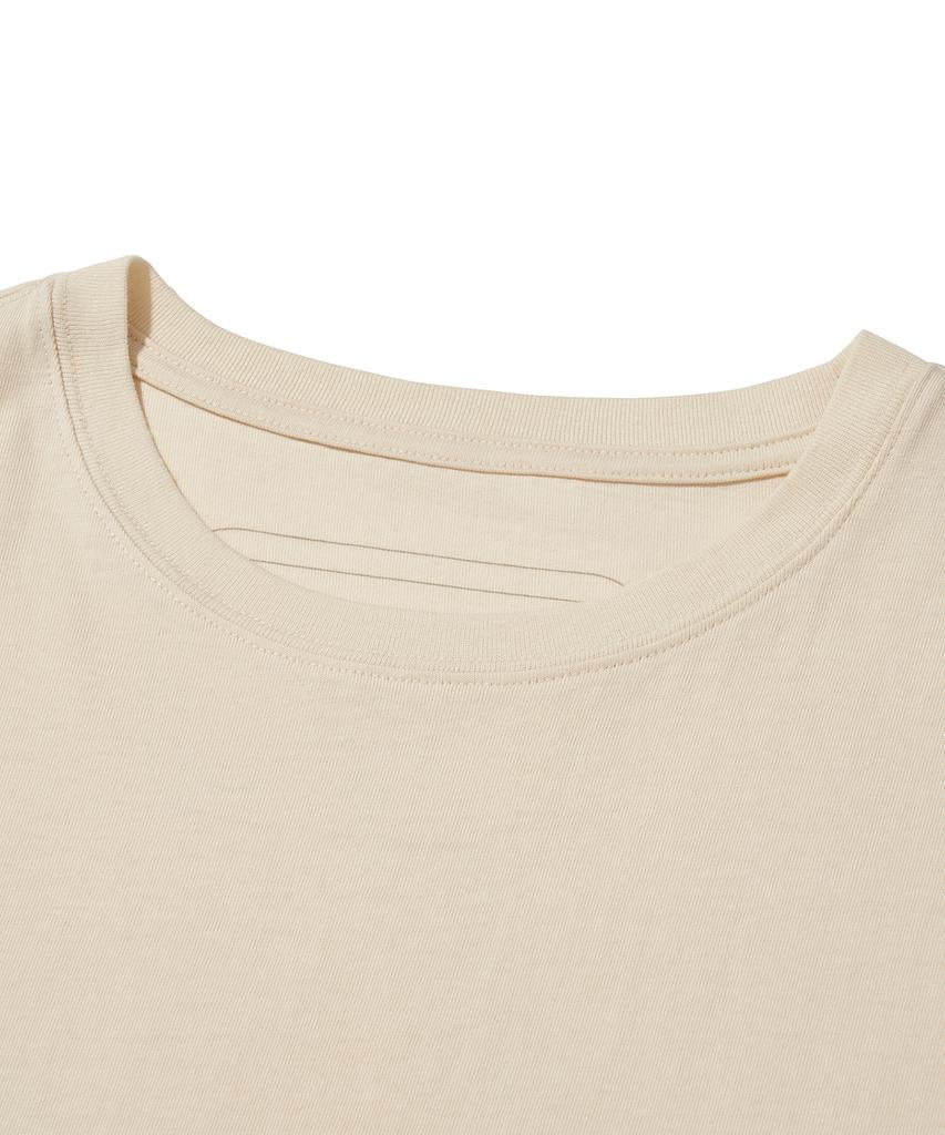 Welteoigseupelimeonteu Tree Ring T-Shirt_Cream