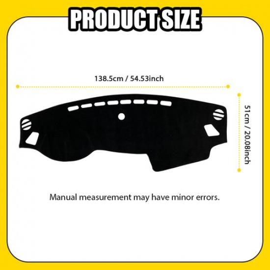 For Kia Optima 2016- Car Dashboard Cover Dashmat Dash Mat Pad Accessories