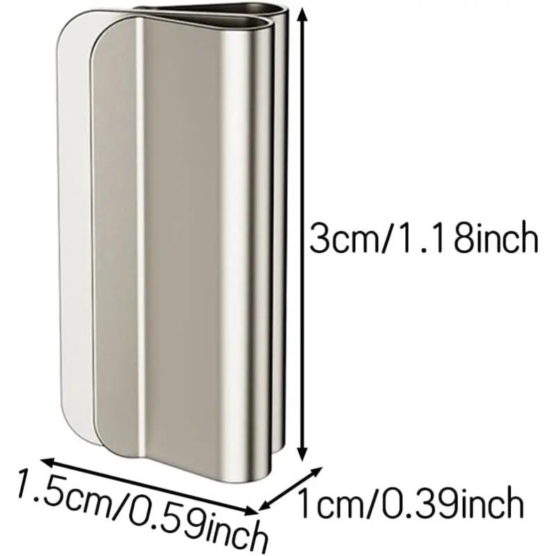 No Sew Magnetic Curtain Clips Light Blocking Fasteners No Drill Home Dorm Room Darkening Hooks for Window Curtain & Bed Net Fixing