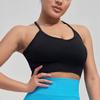 Women's Running Vest with Built-in Bra and Removable Pads