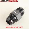 AN4 AN6 AN8 AN10 Male To Female 1/8" NPT Gauge / Sensor Side Port Adapter Oil Fuel Fitting Hose End