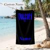 V-VOLCOM Custom Name Printed Beach Towel Personalized Soft Towel For Swimming Beach Travel