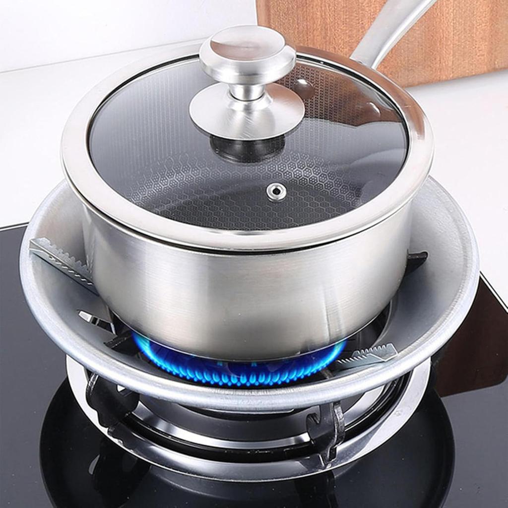 Fireproof Windshield Save Gas Cover Windproof Ring Anti-skid Bracket Thicken Gas Stove Energy-saving Ring
