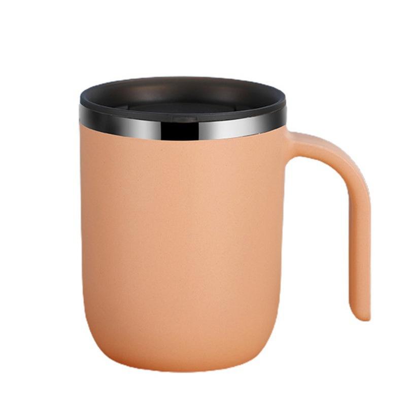 Stainless Steel Mug Simple Coffee Cup Insulated Large Capacity Milk Container Heat  Environmental Friendly