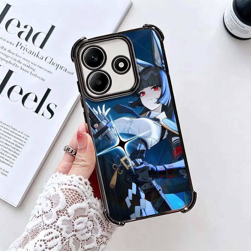 Zenless Zone Zero Hoshimi Miyabi Soft Phone Case For Xiaomi Redmi Note 14 15 Pro Plus 13 12 11S 11T 5G 10 9S 9 Plating Anti-Fall