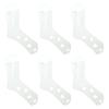 Pack of 6 Sock Blocking Molds for Knitting Applications and Effective Presentation Solution Craft Display Accessories