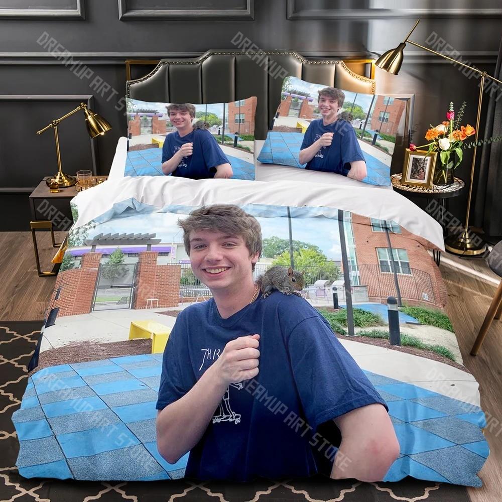 3D Printed Karl Jacobs Bedding Set for Boys Girls Duvet Cover And Pillowcase Twin Queen King Full Single Double Sizes