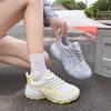European Version Breathable Mesh Lightweight Dad Shoes Women's 2025 Summer New Casual Versatile Heightening Platform Sports Shoes Tide