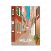 Travel Landscape Poster Spain Menorca French Riveria Santorini Canvas Print Nordic Wall Art Picture Living Room Office Home Deco No Frame