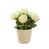 Artificial Rose Fake Plant Flowers Potted Ornament