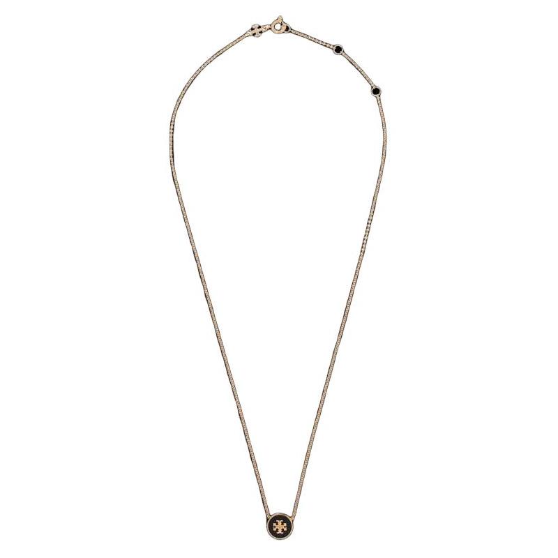 TORY BURCH Logo Design 18K Gold Necklace Women s Gold 905490720-gold F золотой