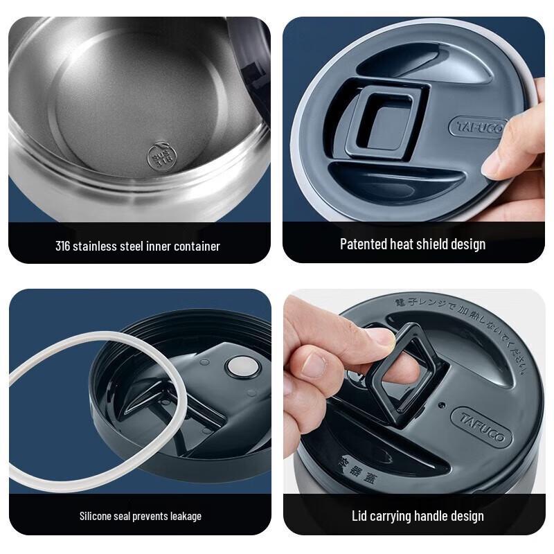 TAFUCO Vícevrstvý vakuově izolovaný obědový box