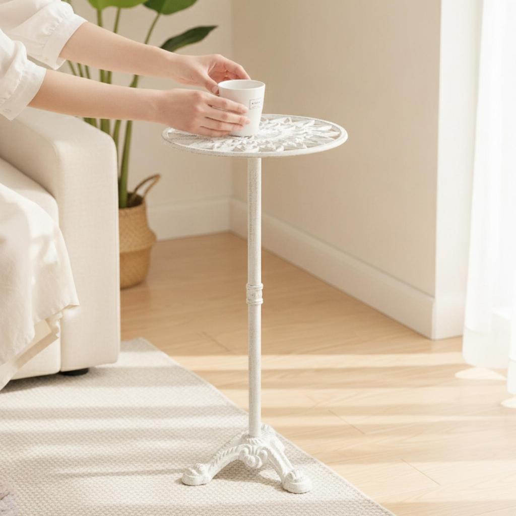 Iron Plant Stand Openwork Design Ornamental Potted Floor-Standing