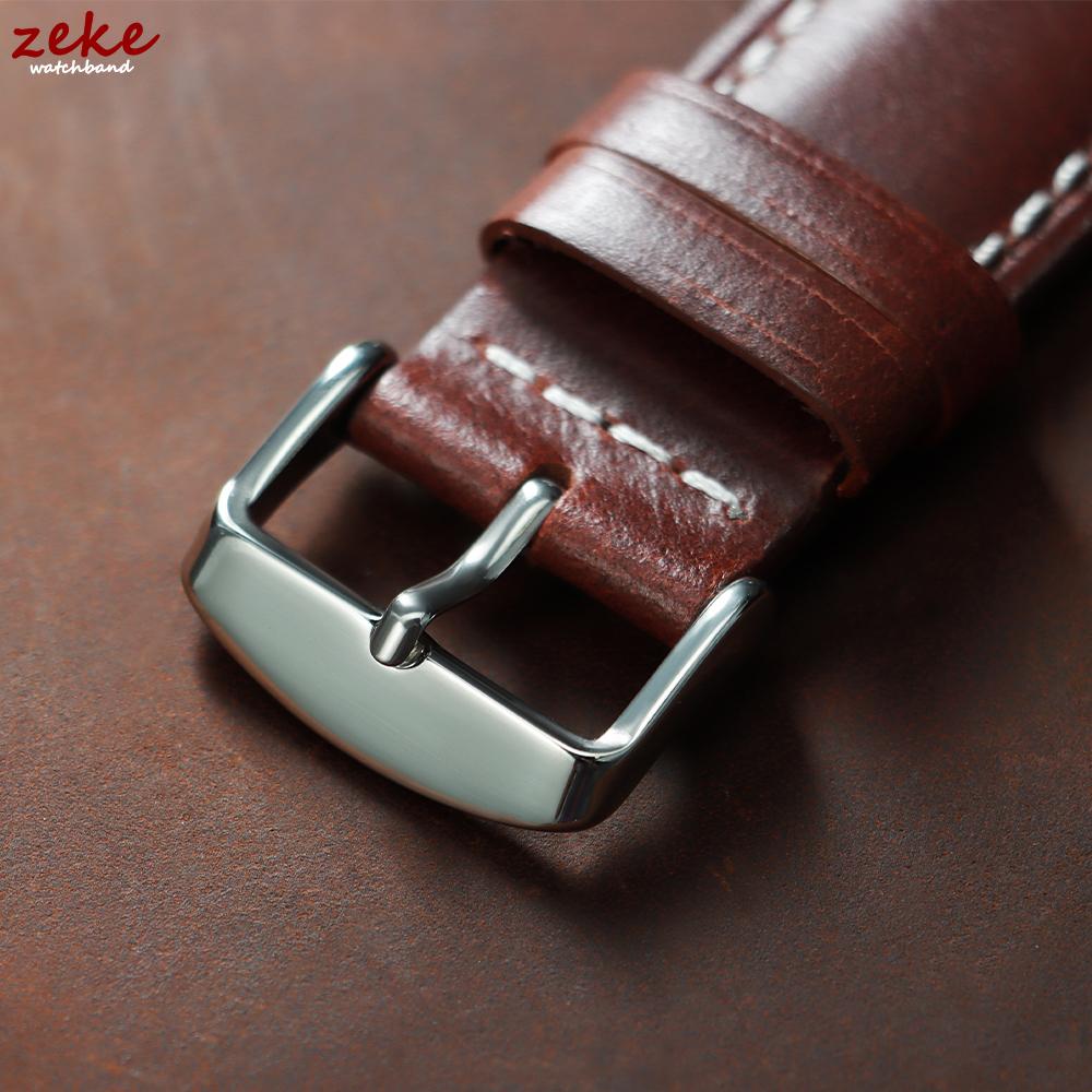 Quick Release Retro Oil Wax Cowhide Watchband Soft Calfskin Strap for Seiko for Rolex for Omega 18mm 20mm 22mm Wristband