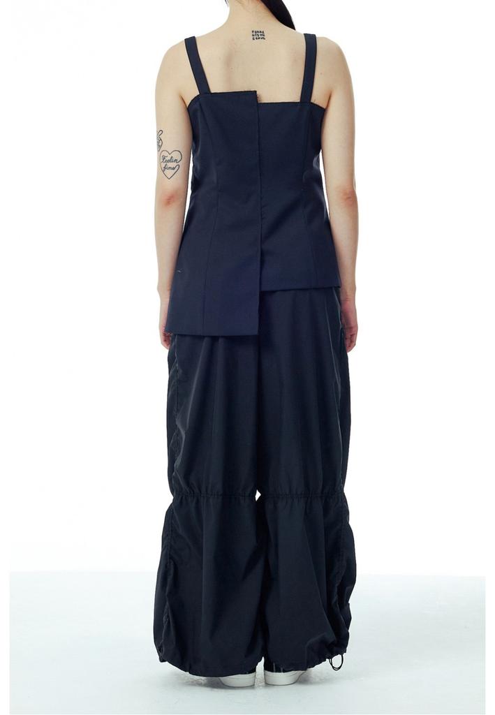 RECODE Puckering Voluminous Pants_Rqpas23545Bkx