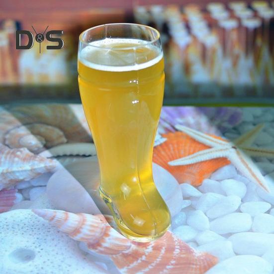 Large Capacity Beer Mug Transparent Design Funny Boot Shape Easy To Clean Dishwasher Safe Beer Cup Party Decoration