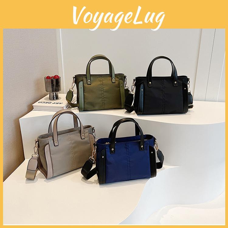Spacious Nylon Bag Women 2023 New Korean Style Autumn Winter Vintage Fashion Square Bag Single Shoulder Bag Green
