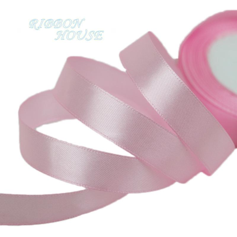 (25 yards/roll) 15mm single face Satin Ribbon Webbing Decoration Gift Christmas Ribbons