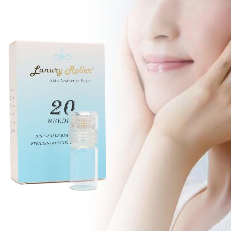 Roller Water Lanury Soluble 20 Needles Face Skin Care Beauty Tool Treatment