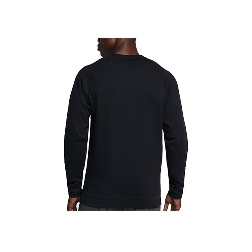 Jordan Solid Color Sport Crew Neck Pullover Sweatshirt Men Tops Black AH3935-010