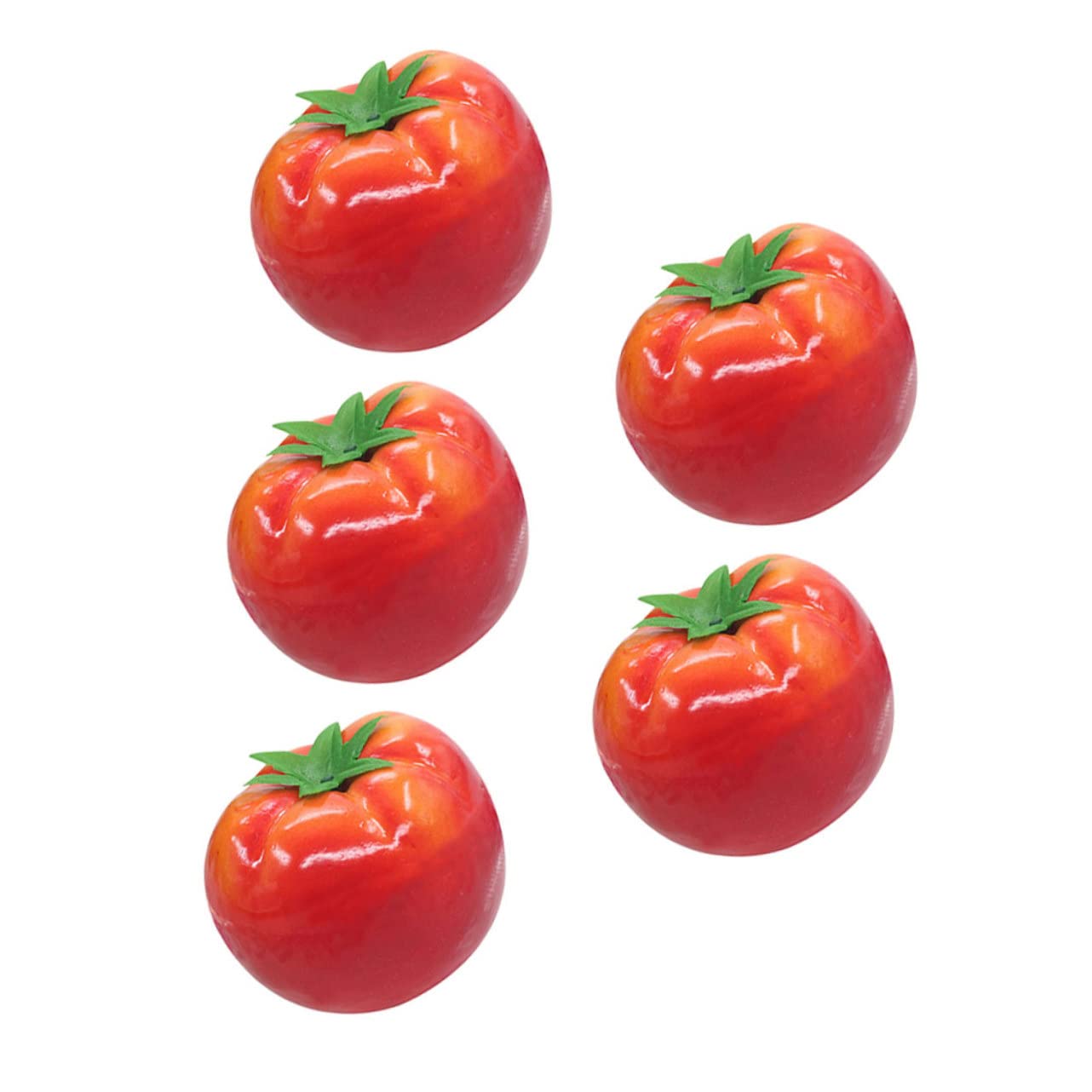 

FRCOLOR Food Sample Tomato Set Realistic Fake Food Vegetable Models Styrofoam Interior Photography Kitchen Pretend Educational Toy Red 5-Piece - - -