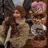 Soft Plush Headwraps Elastic Wide Warm Thick Hairband Fashion Leopard Fur Headbands  Outdoor Sports