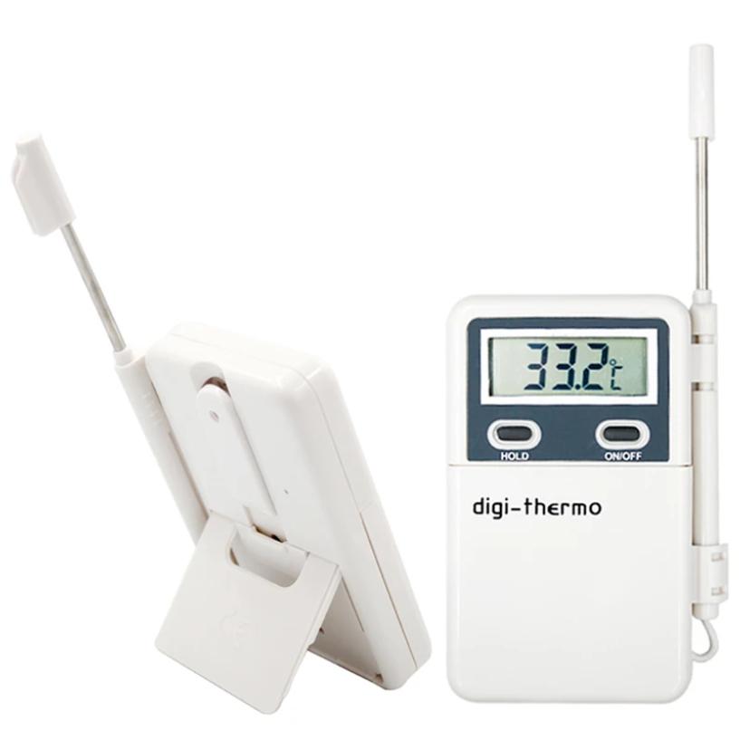 Multifunctional Electronic Thermometer LCD Digital Temperature Detector ℉ ℃ External Sensor Thermometer for Kitchen Baking