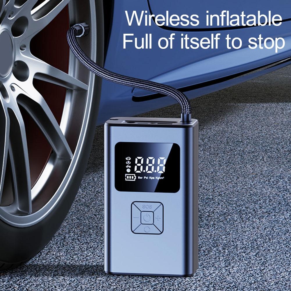 13.5*8*4.5cm Tire Inflator 3-150PSI 4000mAh 60W ABS