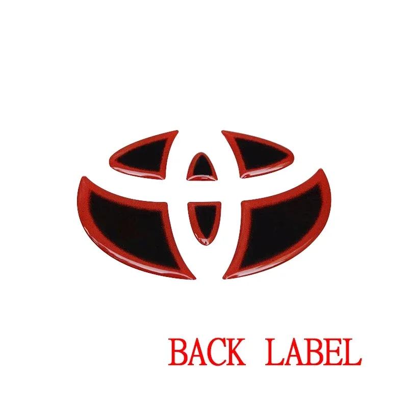 For Toyota RAV4 Camry CHR Corolla Levin Allion Grill Decorative Stickers Car Front Rear Emblem Badge Logo Sticker