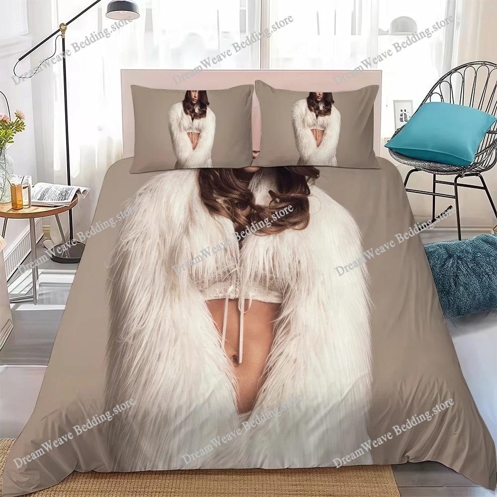 E-Emilia Mernes Duvet Cover Set Home Style Bedding Soft Laundry Cotton Bed Student Dormitory Gift