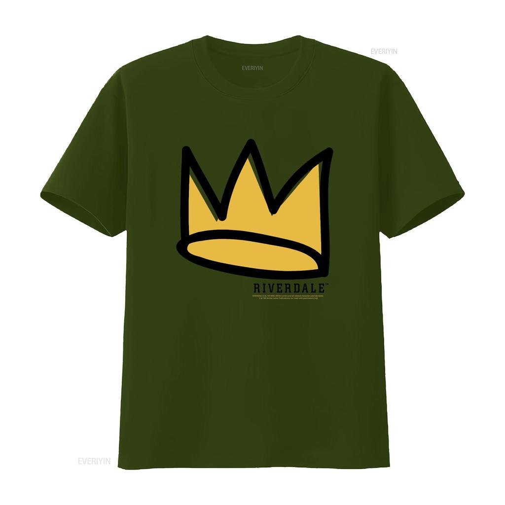 Riverdale Unisex's Jughead Hat Logo T Shirt Vintage Washed Unisex Stylish Fashion Streetwear Designer Clothes