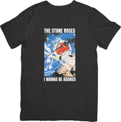 The Stone Roses Musik Passform geeignet für Männer & Frauen Hochwertiges Baumwoll-T-Shirt