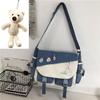 Torebki nylonowe torba na ramię o dużej pojemności torby Crossbody dla nastolatek dziewczyny mężczyźni torba Harajuku torby szkolne dla uczniów Sac