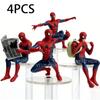 Hot Selling Superheroes Spiderman Figurine 7-9 cm Mini Statue Car Decoration Model Desktop Collection Decoration Marvel Fan Gift