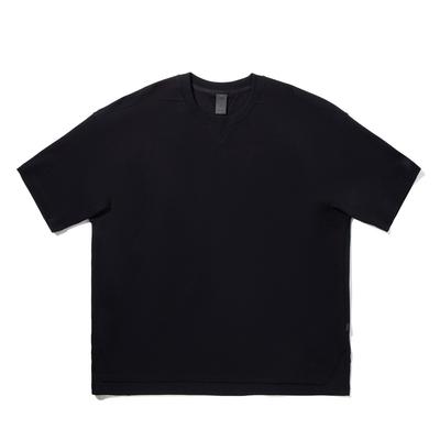 Li Ning Plain Round Neck Breathable Versatile Casual Short Sleeve T-Shirt Men Tops Black AHSVA99-1