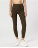 Women's Ribbed High-Waist Yoga Pants - Sculpting Peach Fit