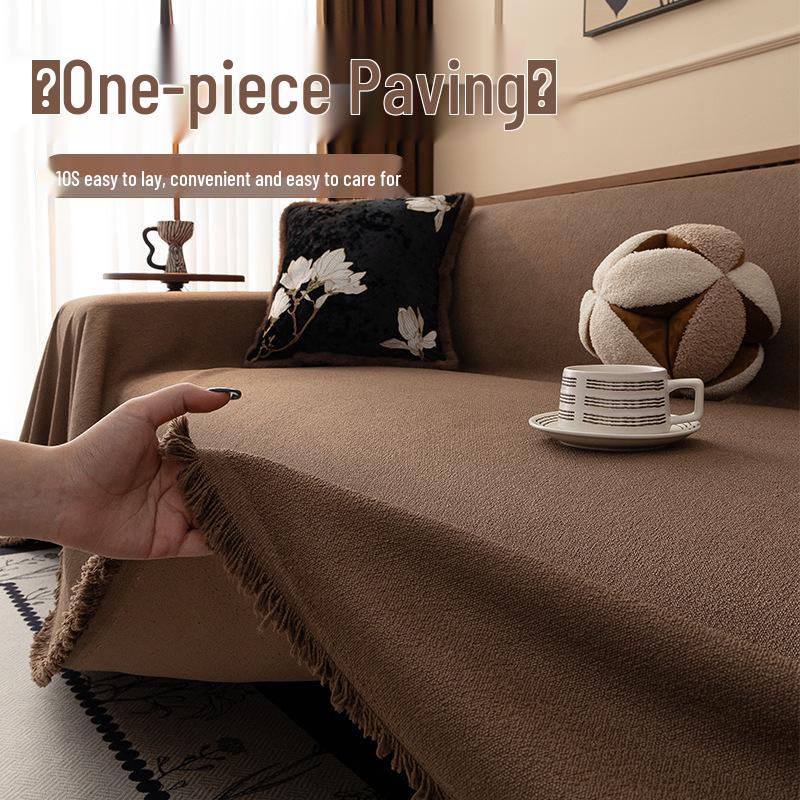Luxury Anti-Slip Nordic Sofa Cover - Four Seasons Cat Claw Resistant
