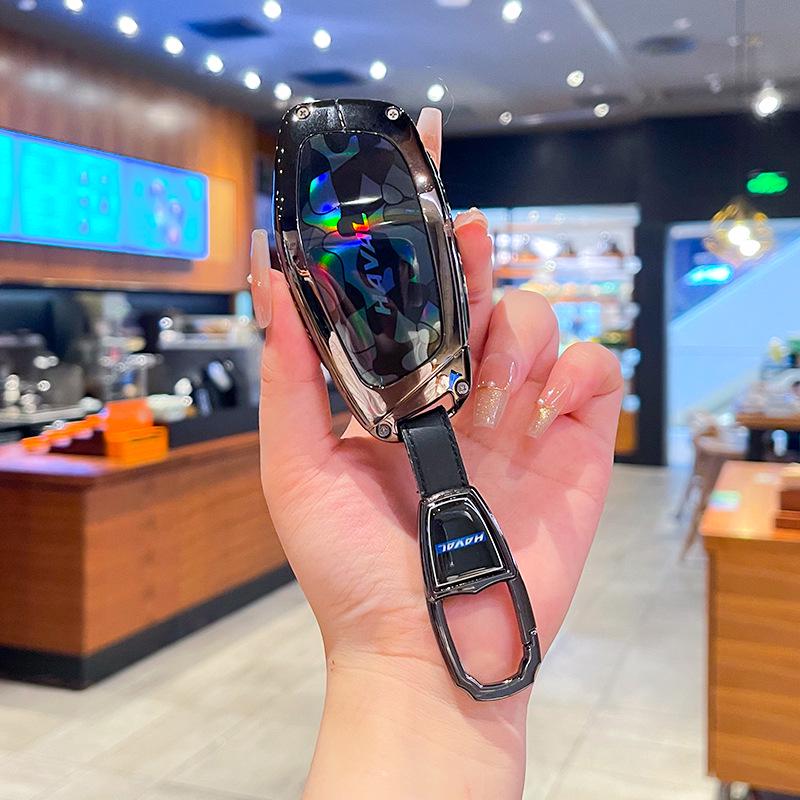 Compatible Metal Buckle Key Cover for Great Wall Haval: H2S, M6, F5, F7X, Big Dog, Divine Beast, Fierce Dragon, Dragon Max, Owl