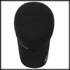 Sun Sun CZA404 [White Fang] Hat, Cap, Embroidered, Casual, Spring/Summer, Protection, Hat, Outdoor, Men's, Women's, (Black)