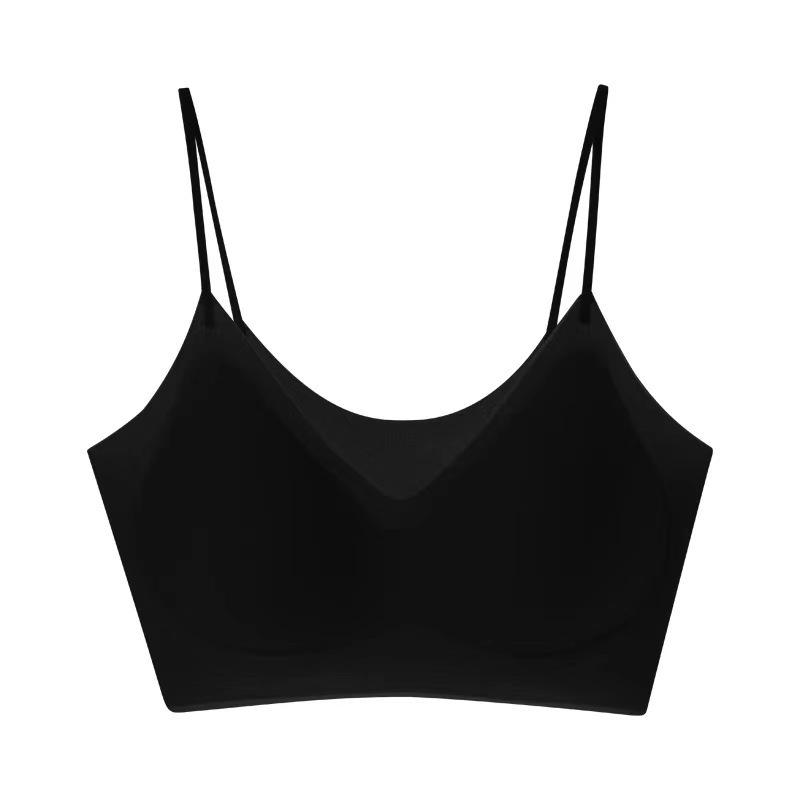 Women S Seamless Wirefree Push Up Sports Bra Summer Thin Vest Style