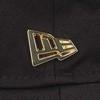 New Era Bucket Metal BUCKET01 METAL PLATE BLK GLD 251 14388516 NER36C5132 Hat, Cotton, Plate, Black/Metal Gold, M/L,