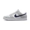 Nike Dunk Low White Grey Navy Aqua Mini Swoosh Sneakers Skate Shoes FJ4227-001