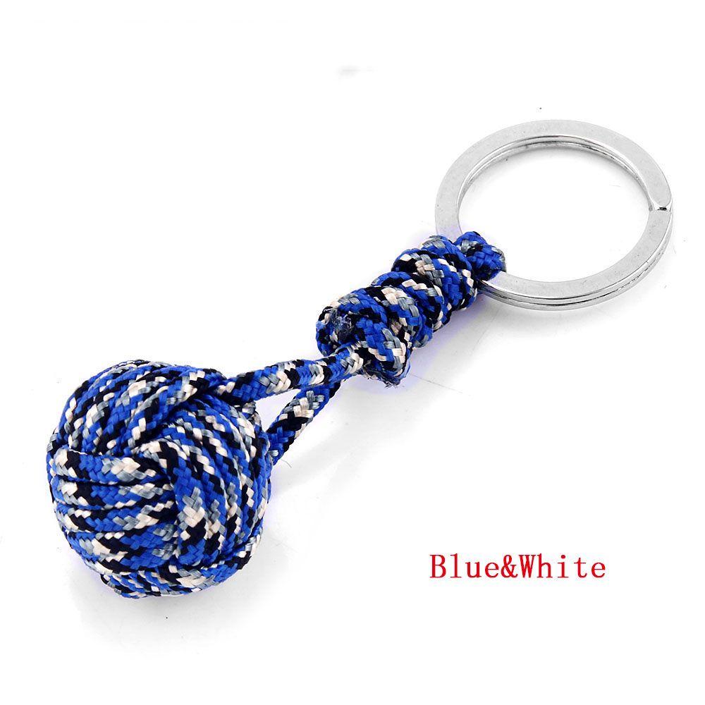 Parachute Rope Lanyard Outdoor Survival Jewelry Key Chain Key Ring Keyfob Fashion Accessories