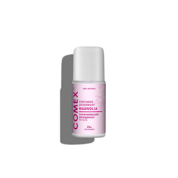 Ayurvedic natural organic roll-on deodorant. Your skin remains soft and protected for 24 hours. Magnolia