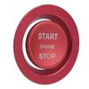Car Engine Ignition Button Switch Cover Aluminum Alloy with Outer Ring Replacement for Range Rover 2013‑up