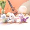 Cute Pearl Colorful Animals Stuffed Plush Unicorn Doll Pendant Backpack Hangings Decoration Gifts